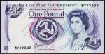 Банкнота Остров Мэн 1 фунт 1983 года. P.40в - UNC