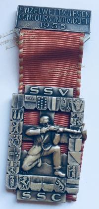 #084 Швейцария спорт Медаль Знаки