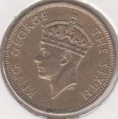 24-9 Малайя 20 центов 1950г.  - 24-9 Малайя 20 центов 1950г. 