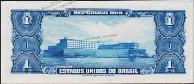 Бразилия 1 крузейро 1954-58г. Р.150d - UNC - Бразилия 1 крузейро 1954-58г. Р.150d - UNC