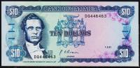 Ямайка 10 долларов 1991г. P.71d(1) - UNC