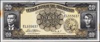 Банкнота Филиппины 20 песо 1949 года. Р.137e - АUNC