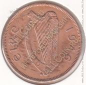 27-101 Ирландия 1 пенни 1946г. КМ # 11 бронза 9,45гр. 30,9мм - 27-101 Ирландия 1 пенни 1946г. КМ # 11 бронза 9,45гр. 30,9мм