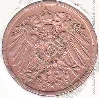 35-169 Германия 2 пфеннига 1907г. КМ # 16 G бронза 3,25гр. 20мм