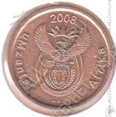 6-84 ЮАР 5 центов 2008 г. KM#497 Сталь с медным покрытием 4,5 гр. 21,0 мм.  - 6-84 ЮАР 5 центов 2008 г. KM#497 Сталь с медным покрытием 4,5 гр. 21,0 мм. 