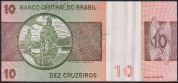 Бразилия 10 крузейро 1980г. Р.193d - UNC - Бразилия 10 крузейро 1980г. Р.193d - UNC