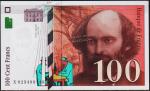 Франция 100 франков 1997г. P.158(1) - UNC-