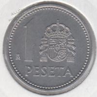 Испания 1 песета 1982г. КМ#821 UNC алюминий 1,2гр. 21мм. (арт382)