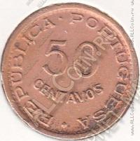 22-76 Ангола 50 сентаво 1961г. КМ # 75 бронза 4,0гр. 20мм
