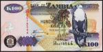 Замбия 100 квача 2005г. Р.38e - UNC