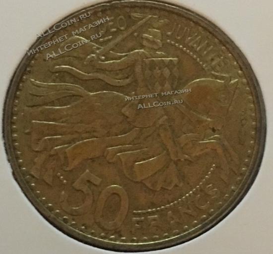 #H9-177 Монако 50 франков 1950г. UNC 