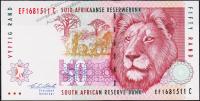 Банкнота Южная Африка (ЮАР) 50 рандов 1992 года. Р.125в - UNC