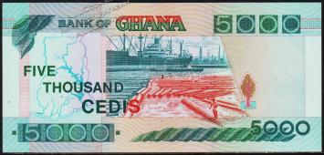 Гана 5000 седи 1996г. P.31с - UNC - Гана 5000 седи 1996г. P.31с - UNC