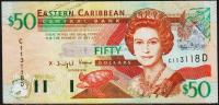 Восточные Карибы 50 долларов 2003г. Р.45d - VF