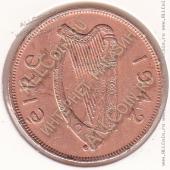 8-15 Ирландия 1 пенни 1942г. КМ # 11 бронза 9,45гр. 30,9мм - 8-15 Ирландия 1 пенни 1942г. КМ # 11 бронза 9,45гр. 30,9мм