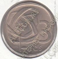 16-12 Чехословакия 3 кроны 1965г. КМ # 57 UNC медно-никелевая 5,5гр. 23,5мм