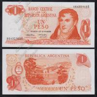 Аргентина 1 песо 1974г. P.293 AUNC