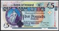 Ирландия Северная 5 фунтов 2008 г. P.83 UNC