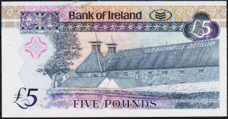 Ирландия Северная 5 фунтов 2008 г. P.83 UNC - Ирландия Северная 5 фунтов 2008 г. P.83 UNC
