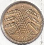 35-93 Германия 10 рейхспфеннигов 1924г. КМ # 40 A алюминий-бронза 4,05гр. 21мм