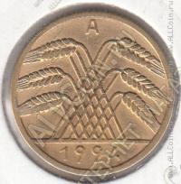 35-93 Германия 10 рейхспфеннигов 1924г. КМ # 40 A алюминий-бронза 4,05гр. 21мм