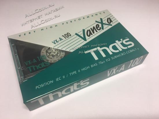 Аудио Кассета THAT’S VX-A 100 TYPE II 1993 год.  / Япония / Новая. Запечатанная. Из Блока.