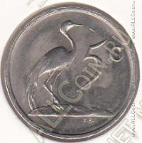 9-74 Южная Африка 5 центов 1988г. КМ # 84 никель 2,5гр. 17,35мм