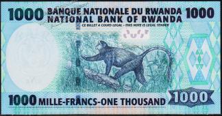Руанда 1000 франков 2008г. P.31в - UNC - Руанда 1000 франков 2008г. P.31в - UNC