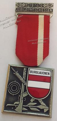 #426 Швейцария спорт Медаль Знаки. Летние съёмки. 1974 год.