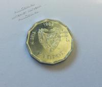 Монета Кипр 5 милс 1982 года. UNC (арт149) - Монета Кипр 5 милс 1982 года. UNC (арт149)