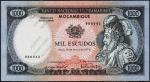 Мозамбик 1000 эскудо 1972г. P.112а(1) - UNC