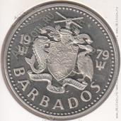 24-6 Барбадос 2 доллара 1979г. КМ # 14.1 PROOF медно-никелевая 6,32гр. 28мм - 24-6 Барбадос 2 доллара 1979г. КМ # 14.1 PROOF медно-никелевая 6,32гр. 28мм
