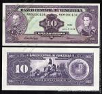 Венесуэла 10 боливаров 1995г. P.61d - UNC