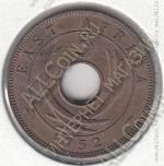 33-178 Восточная Африка 5 центов 1952г. КМ # 33 бронза 5,55гр. 25,5мм