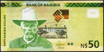 Намибия 50 долларов 2016г. P.NEW - UNC - Намибия 50 долларов 2016г. P.NEW - UNC