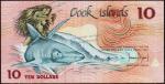 Кука острова 10 долларов 1987г. P.4 UNC-