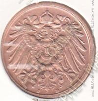 35-172 Германия 2 пфеннига 1911г. КМ # 16 D бронза 3,25гр. 20мм
