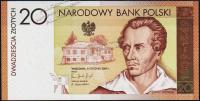 Банкнота Польша 20 злотых 2009 года. P.180 UNC /Юбилейная - Буклет/