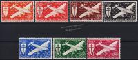 Французский Берег Сомали Авиа 7 марок п/с 1943г. YVERT №1-7** MNH OG (1-72)