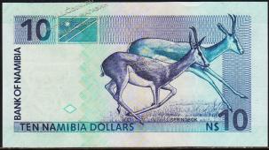 Намибия 10 долларов 2001г. P.4 UNC - Намибия 10 долларов 2001г. P.4 UNC