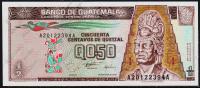 Гватемала 1/2 кетцаль 1996г. P.96 UNC