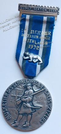 #089 Швейцария спорт Медаль Знаки