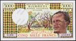 Банкнота Джибути 5000 франков 1979 года. P.38d - UNC