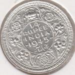 24-30 Индия 1/4 рупии 1945г. 