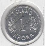 арт498 Исландия 1 крона 1978г. КМ#23 UNC