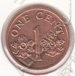 10-119 Сингапур 1 цент 1994г. КМ # 98 цинк с медным покрытием 1,24гр. 15,9мм