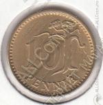16-15 Финляндия 10 пенни 1971S г. КМ # 46 UNC алюминий-бронза 3,0гр. 20мм