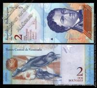 Венесуэла 2 боливара 24.05.2007г. P.88в - UNC
