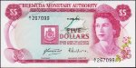 Банкнота Бермуды 5 долларов 1978 года. P.29a - UNC