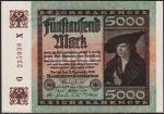 Германия 5000 марок 1922г. P.81(1) - UNC